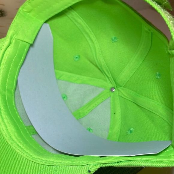 🌈 Bright Green Rainbow Baseball Cap 🌈 - Picture 10 of 14
